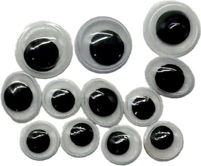 Versier je werk met glitters en wiebeloogjes