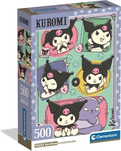 Kuromi-puzzel in compacte doos, 500 stukjes