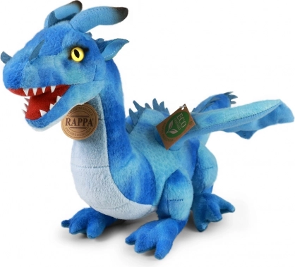 Pluchen draak blauw 40 cm ECO friendly