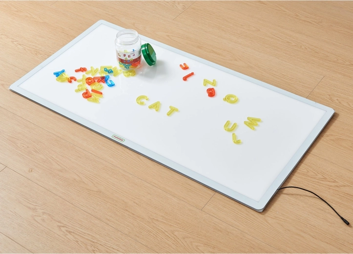 Heldere kleuren op het lichtpaneel