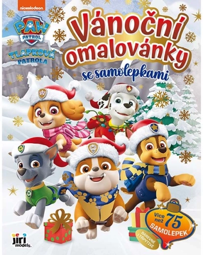 Kerstkleurboek met stickers Paw Patrol