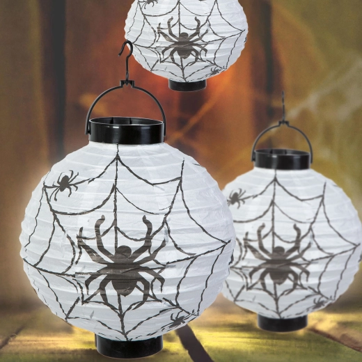 LED-lampion spinnenweb, 20 cm