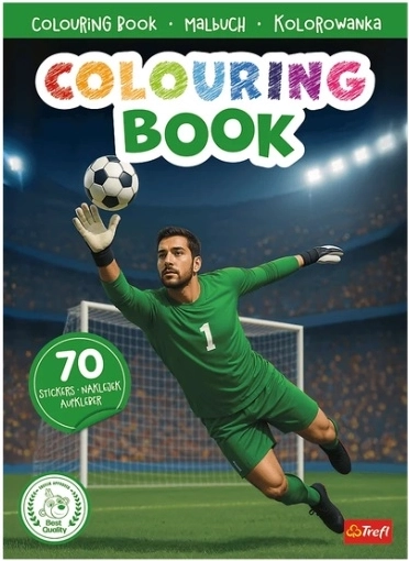 Piłkarz – kleurboek met stickers (Pools) - 1 stuk