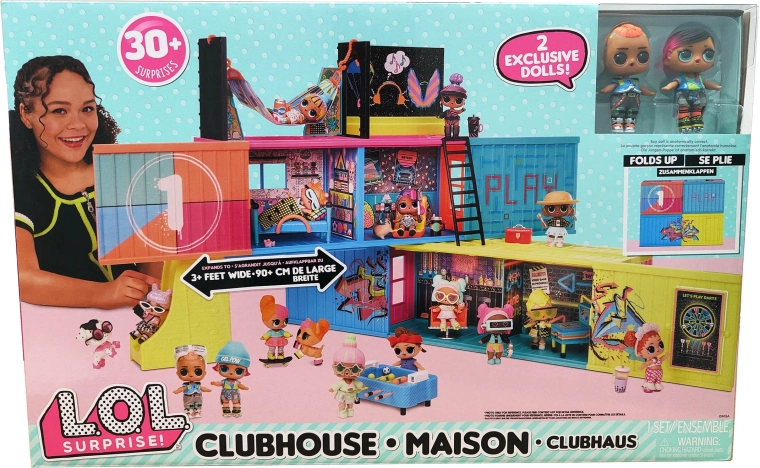 L.O.L. Surprise Clubhouse met poppen