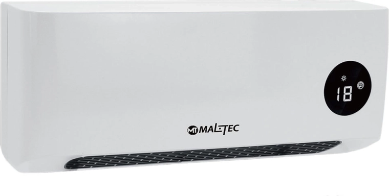 MalTec heteluchtgordijn met display en afstandsbediening 2000 W