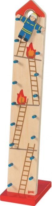 Brandweerman Benno, acrobatische ladder
