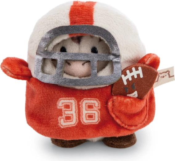 NICI MyMochi zebra Stripey 8 cm – American football, cadeauverpakking