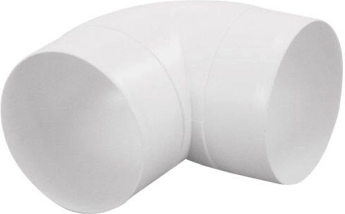 Ronde bocht 90° voor leiding 90/125 mm