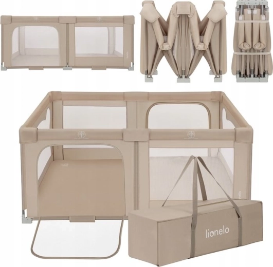 Kinderbox LIONELO Florence Easy Fold Beige Sand