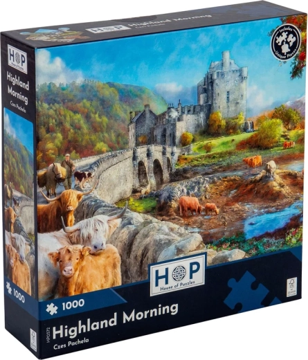 House of Puzzles Puzzel Ochtend in de Schotse Hooglanden, 1000 stukjes