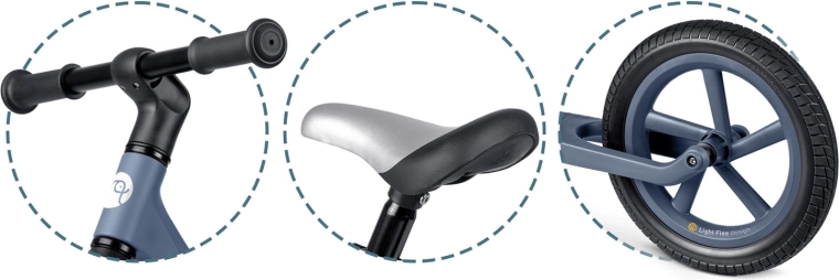 Groeibaar dankzij de verstelbare zadelhoogte