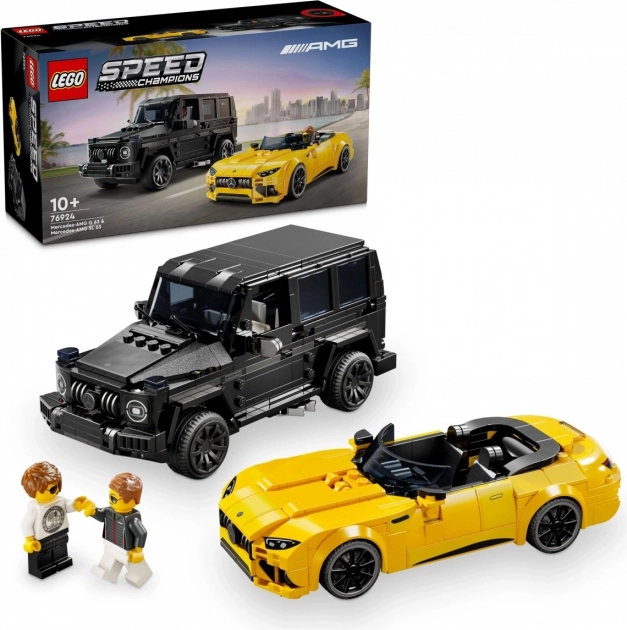 LEGO Speed Champions MERCEDES-AMG G 63 en MERCEDES-AMG SL 63 – dubbele bouwset