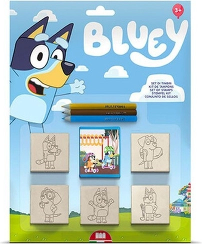Multiprint Bluey stempelset 5 stuks