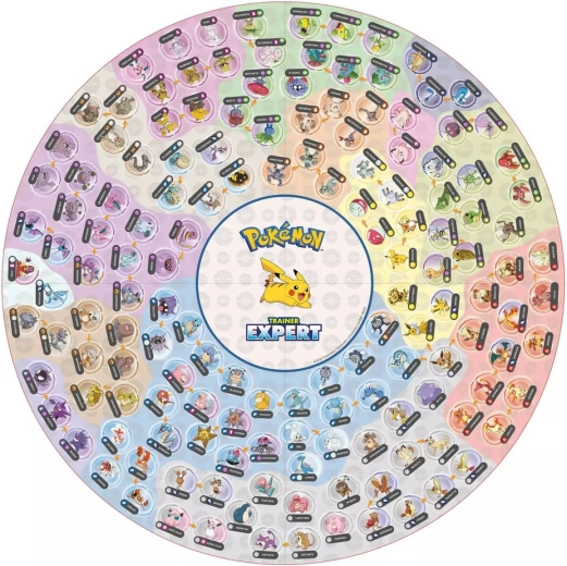 Dubbelzijdig speelbord vol Pokémon