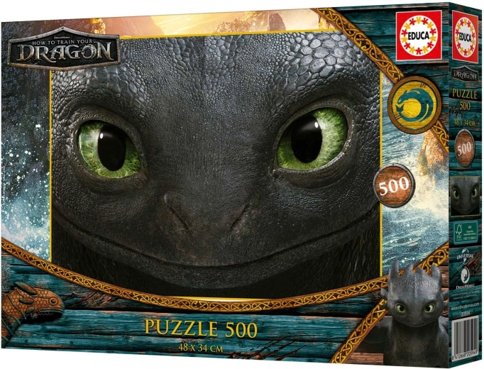Educa puzzel Hoe tem je een draak 500 stukjes