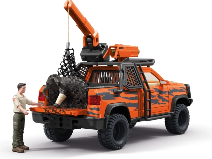 Werkende lier en kraan