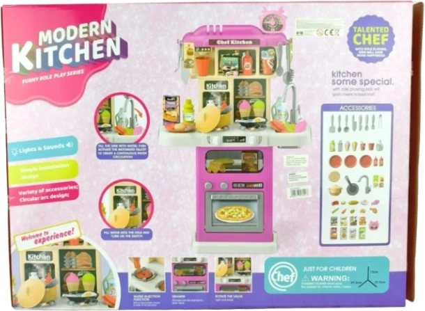 Kinderkeuken met licht- en geluidseffecten