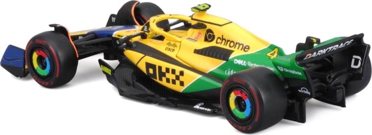 Metalen die-cast carrosserie met kunststof details