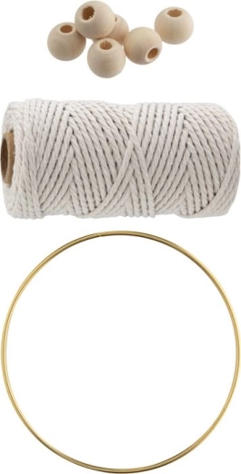 Materiaal voor macramé-creatie