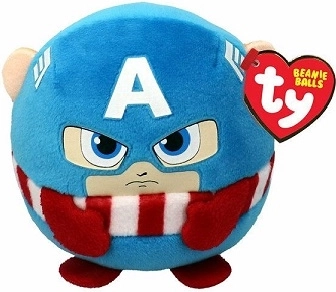 Ty Beanie Balls Captain America pluchen bal