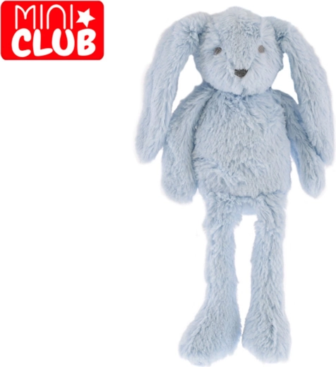 Pluchen konijntje Mini Club blauw met lange poten 37 cm