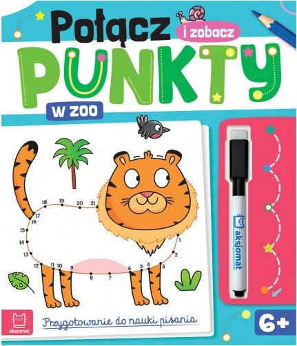 Verbind de puntjes en ontdek! In de dierentuin – leuke werkboekjes voor kinderen