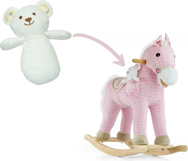 Zachte pluche en een teddybeer als reismaatje