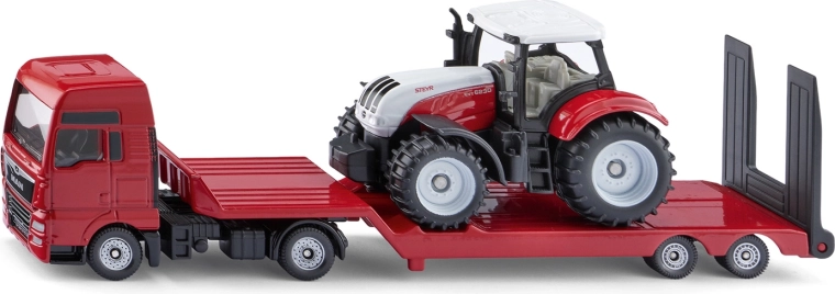 Siku Super trekker MAN met oplegger en Steyr-tractor