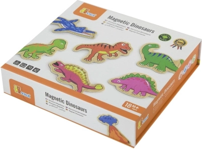 Houten magneten dinosaurussen – set van 20 stuks