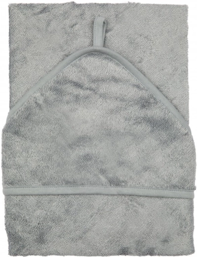 Timboo badcape met capuchon XXL 95 × 95 cm moon blue