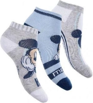 Disney Mickey Mouse enkelsokken - 3 paar