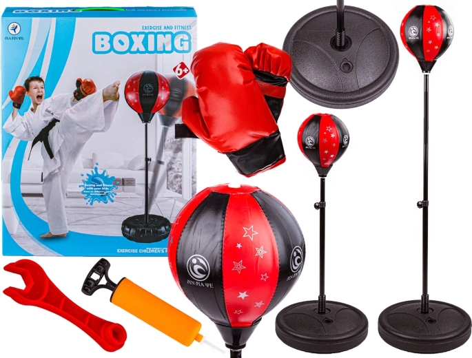 Boksset voor kinderen met standaard 120 cm
