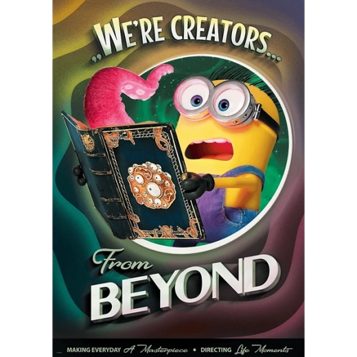 Filmmotief Minions 3 in groot formaat