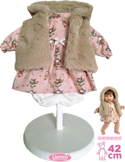 Llorens 3-delige outfit voor pop van 42 cm