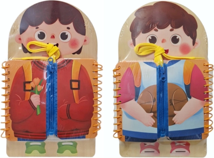 Houten activiteitenboekje voor kinderen - 1 stuk