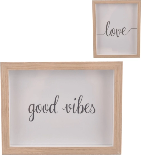 Houten fotolijst beige 18 × 23 cm