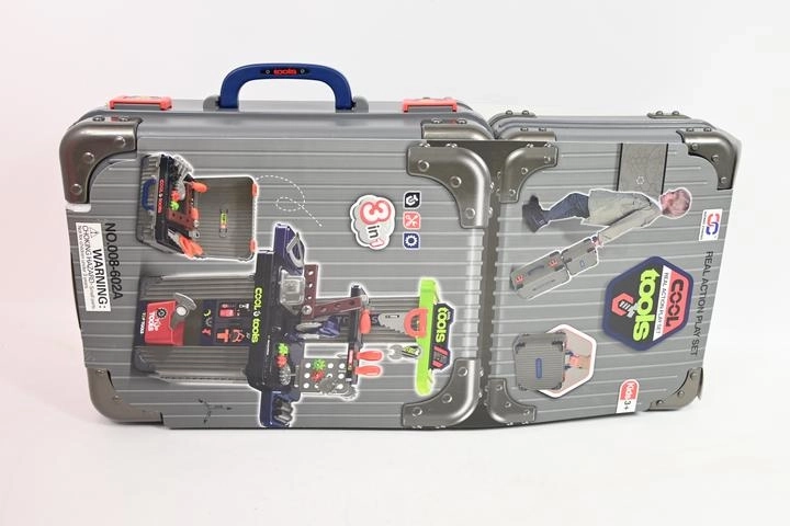 Gereedschapset in verrijdbare koffers