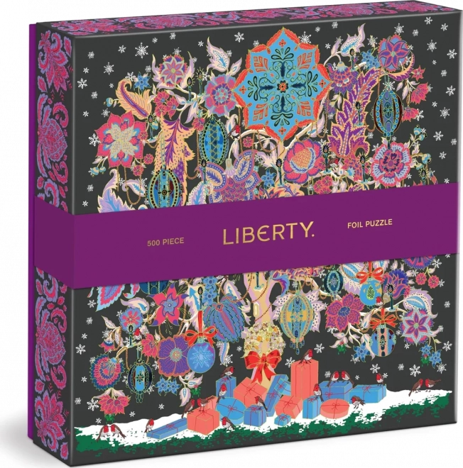 Vierkante puzzel Liberty: kerstboom van het leven 500 stukjes