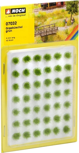 Noch graspolletjes mini set groen 42 st.