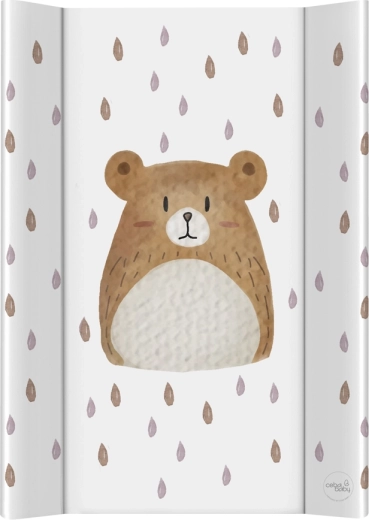 Ceba Baby zachte geprofileerde aankleedkussen voor commode Basic Bear Buddy 50 × 70 cm