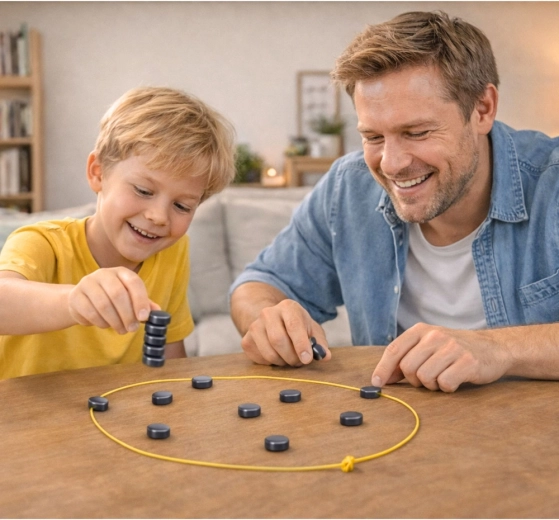 Plezier voor kinderen en volwassenen, thuis en onderweg