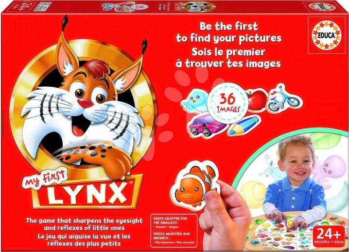 Educa My First Lynx – visueel zoekspel voor kinderen (36 kaarten)