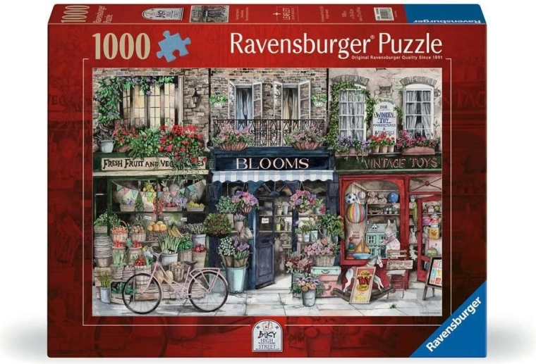 Ravensburger puzzel Busy High Street 1000 stukjes