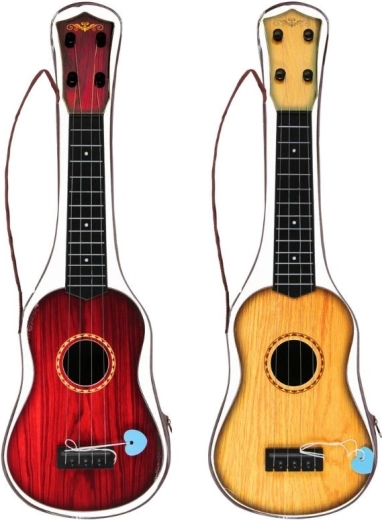 Kinder gitaar in hoes – 2 kleuren