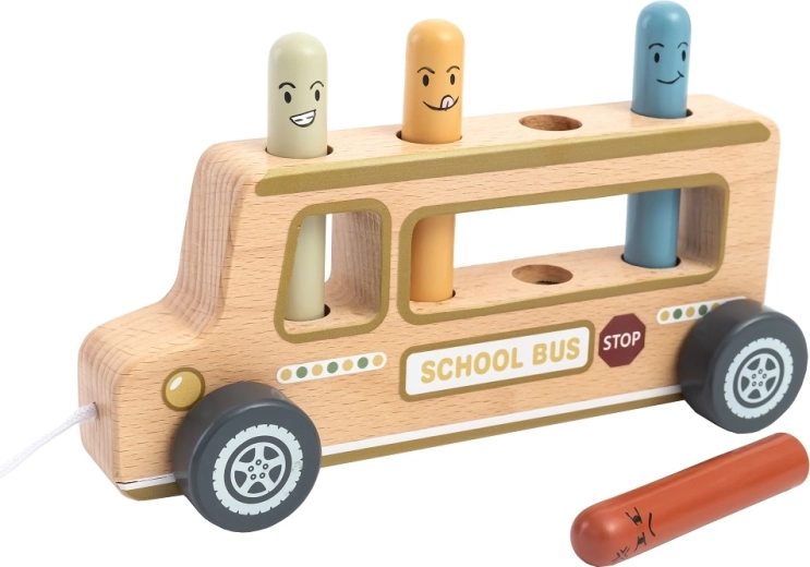 Trekbus met koord