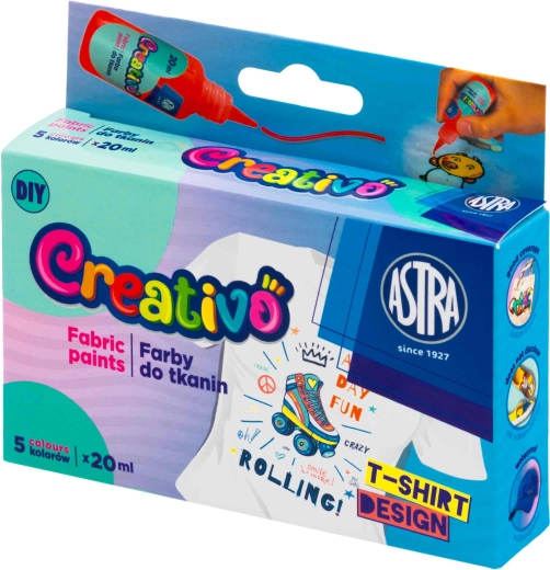 Textielverf ASTRA CREATIVO 5×20 ml