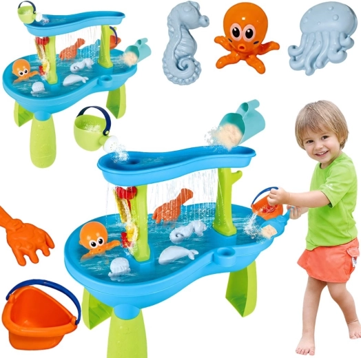 Watertafel met octopus van Woopie en 18 accessoires