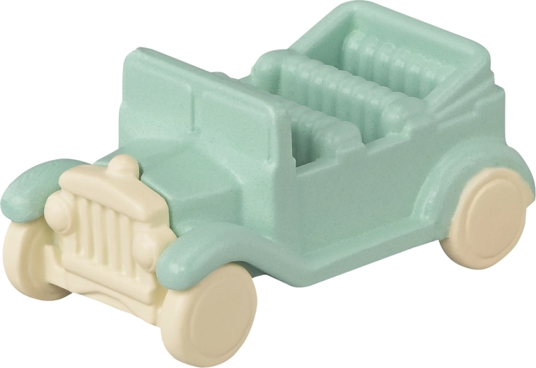 Autootje en mini-huis voor dorpsscènes