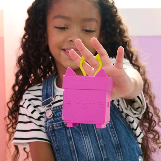 Draagbare minibox in kattenshape