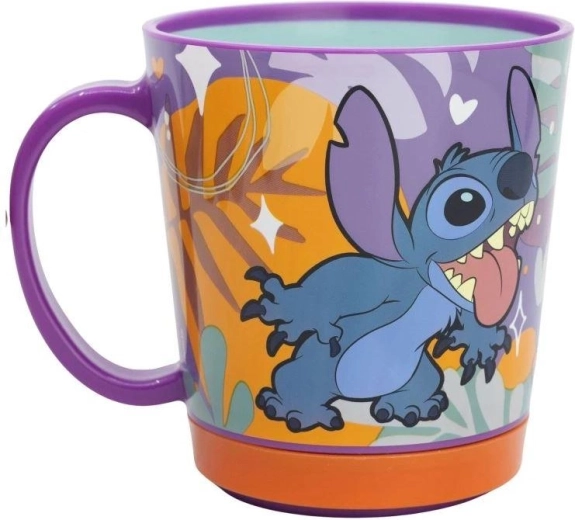 Veilige plastic beker Stor Lilo en Stitch Smartgrip 410 ml - 1 stuk